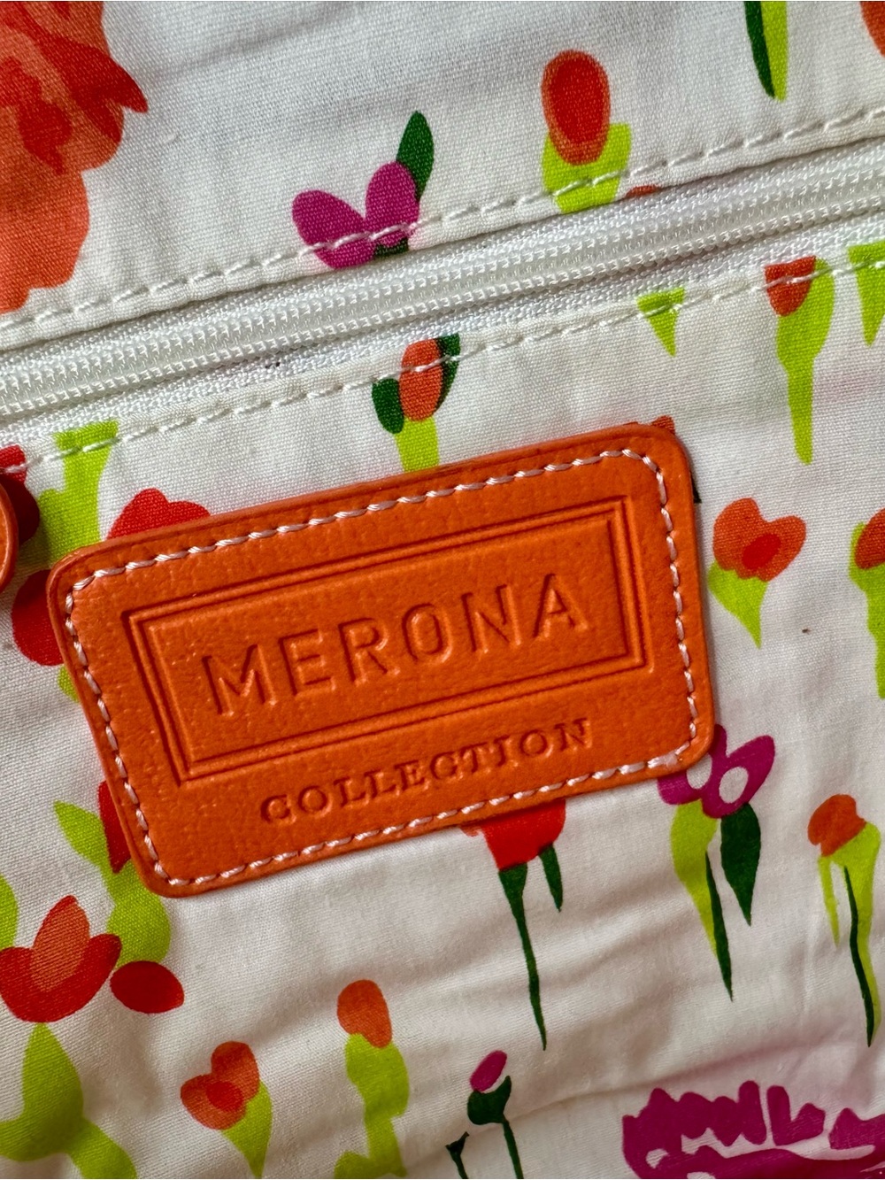 Merona Collection Orange Woven Clutch - Picture 7 of 7